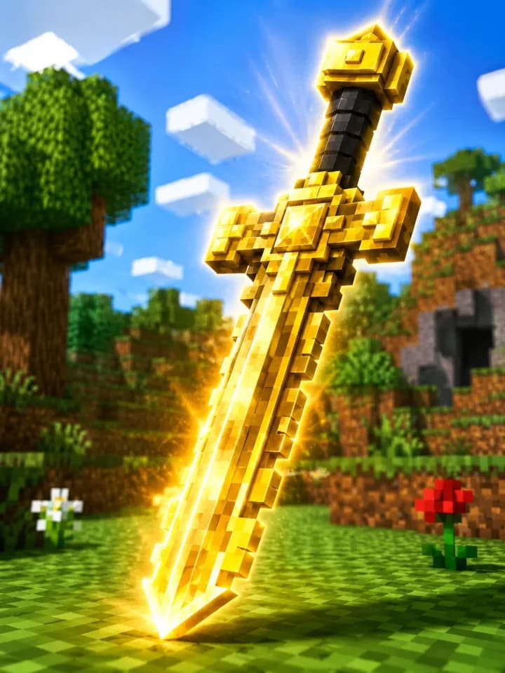 Legendary golden sword created in Nilo